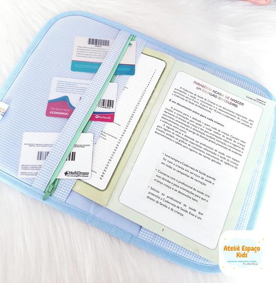 Capa Caderneta,necessaire, Toalha, Fraldas de Boca e Passeio