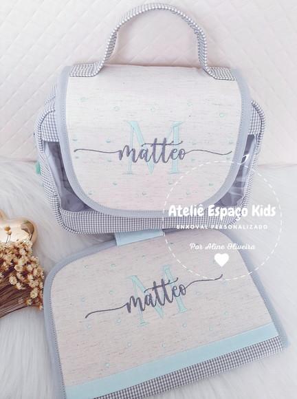 Capa para Caderneta de Vacinas e Maletinha Lili Multiuso