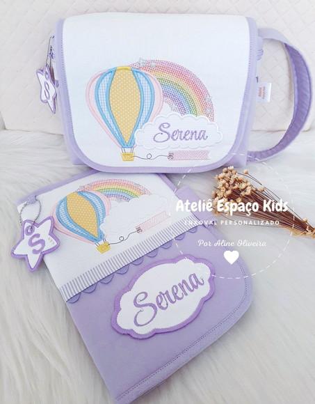 Capa para Caderneta de Vacinas e Necessaire do Bebê