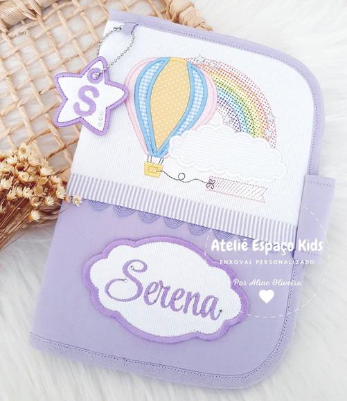 Capa para Caderneta de Vacinas e Necessaire do Bebê