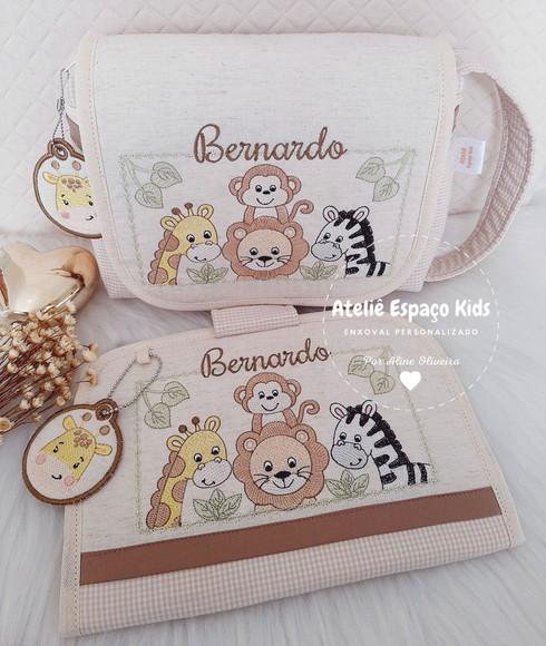 Capa para Caderneta de Vacinas e Necessaire do Bebê