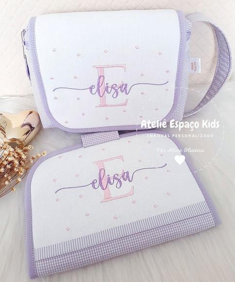 Capa para Caderneta de Vacinas e Necessaire do Bebê