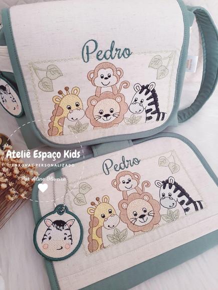 Capa para Caderneta de Vacinas e Necessaire do Bebê