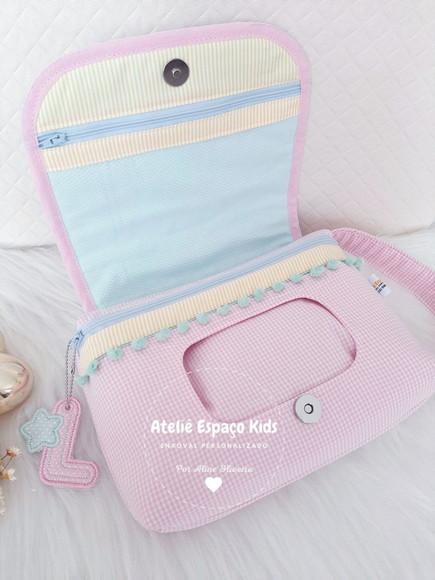 Capa para Caderneta de Vacinas e Necessaire do Bebê