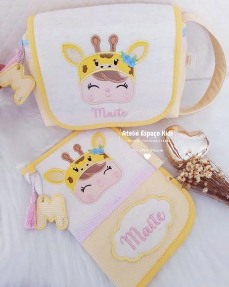 Capa para Caderneta de Vacinas e Necessaire do Bebê