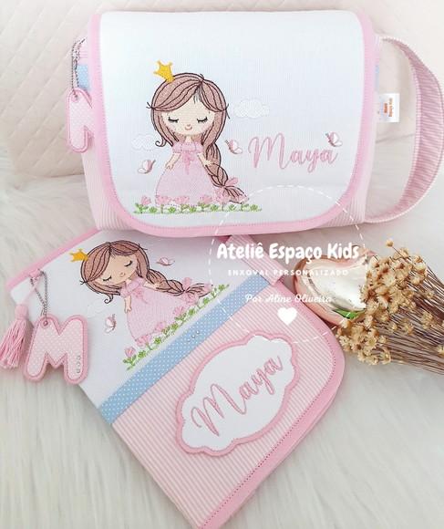 Capa para Caderneta de Vacinas e Necessaire do Bebê