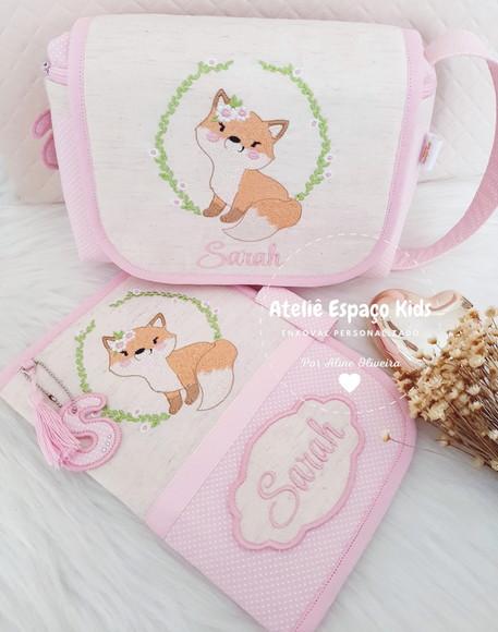 Capa para Caderneta de Vacinas e Necessaire do Bebê