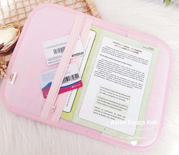 Capa para Caderneta, Necessaire do Bebê e Farmacinha P