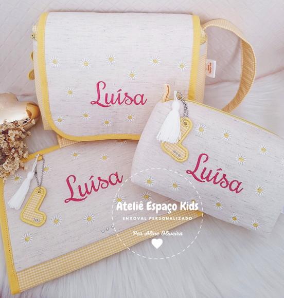 Capa para Caderneta, Necessaire do Bebê e Necessaire Básica