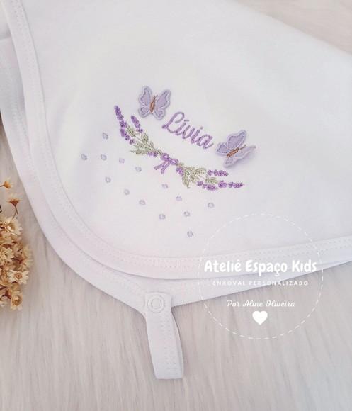Fraldas de Boca, Manta (cueiro) e Naninha em Malha