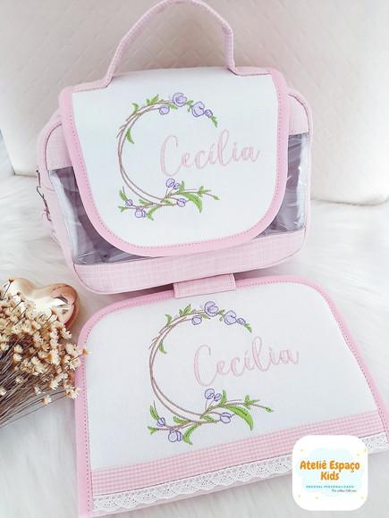 Maletinha Lili e Capa para Caderneta de Vacinas