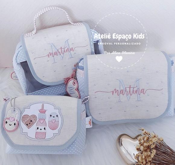 Maletinha Lili, Farmacinha P e Necessaire do Bebê