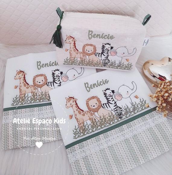Necessaire Básica, Fralda de Boca e Passeio