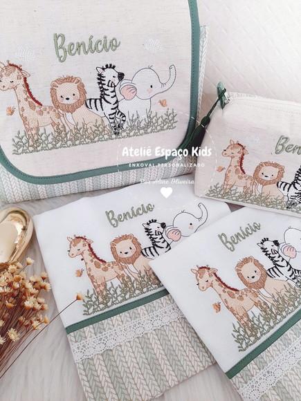 Necessaire Básica, Fralda de Boca e Passeio, Trocador