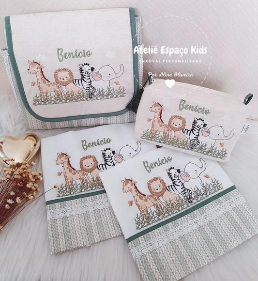 Necessaire Básica, Fralda de Boca e Passeio, Trocador
