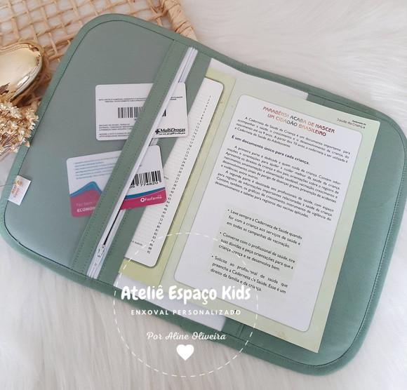 Necessaire do Bebê, Capa para Caderneta e Necessaire Básica