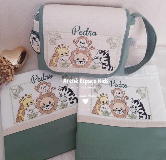 Necessaire do Bebê, Fralda Passeio e Toalhinha de Boca