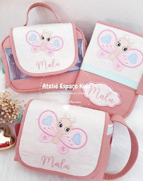 Necessaire do Bebê, Maletinha Lili, Capa Caderneta de Vacina