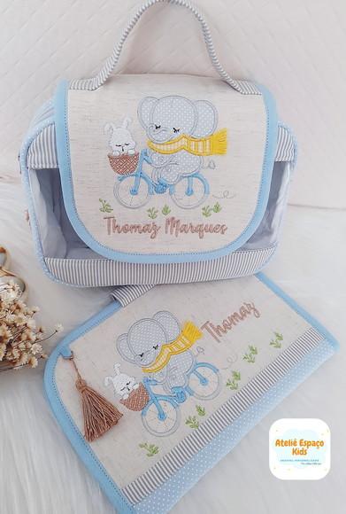 Necessaire Maletinha Lili e Capa para Caderneta de Vacinas