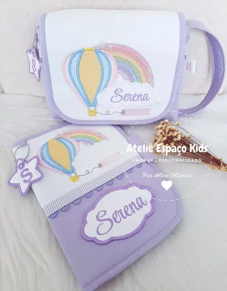 Capa para Caderneta de Vacinas e Necessaire do Bebê