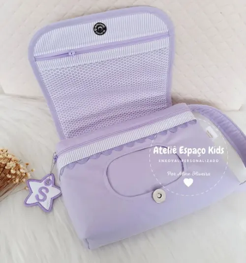 Capa para Caderneta de Vacinas e Necessaire do Bebê