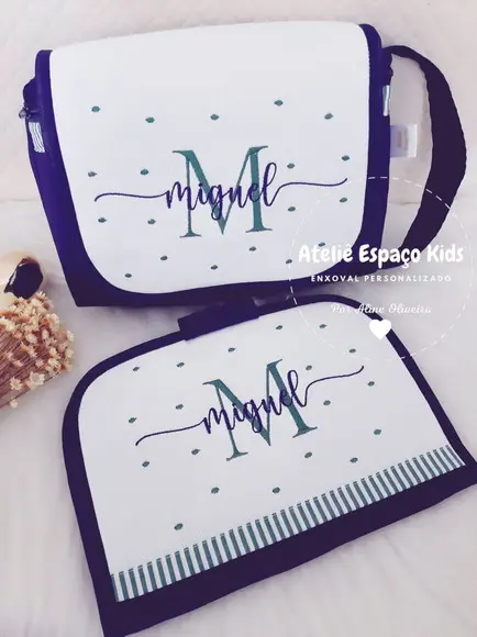 Capa para Caderneta de Vacinas e Necessaire do Bebê
