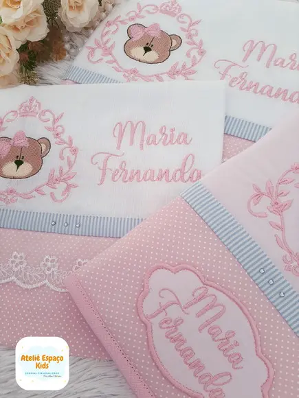 Capa para Caderneta de Vacinas, Fralda Passeio e Boca