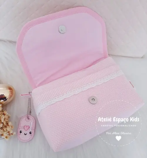 Capa para Caderneta, Necessaire do Bebê e Farmacinha P