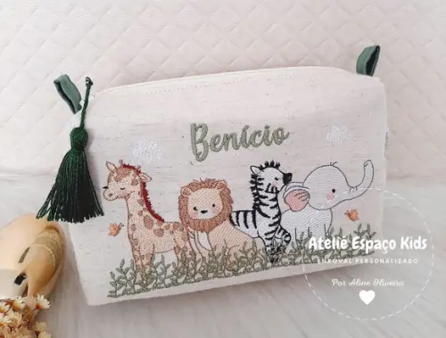 Necessaire Básica, Fralda de Boca e Passeio