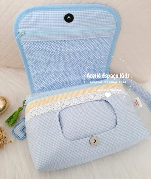 Necessaire do Bebê e Fralda de Boca e Passeio