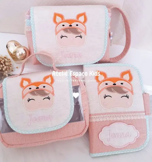 Necessaire do Bebê, Maletinha Lili, Capa Caderneta de Vacina