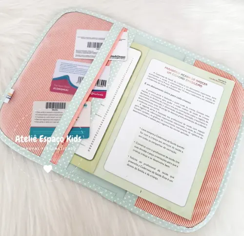 Necessaire do Bebê, Maletinha Lili, Capa Caderneta de Vacina