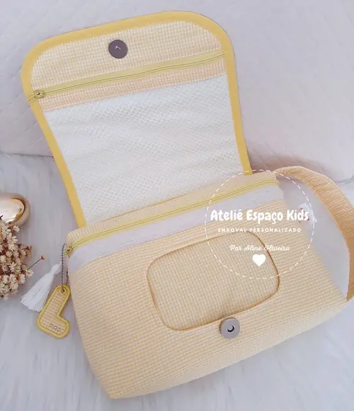 Necessaire do Bebê,capa Caderneta,manta Cueiro e Nec. Básica