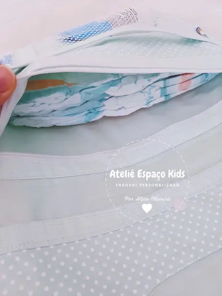 Porta Fraldas e Lenço Umedecido Slim