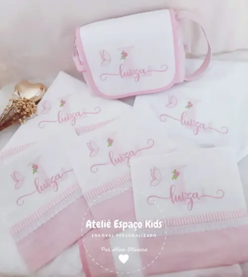 Toalha de Banho, Fraldas, Necessaire Bebe e Cueiro em Malha