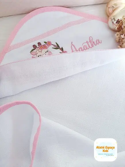 Toalha Fralda com Capuz