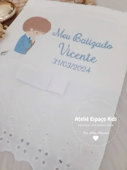 Toalhinha para Batizado