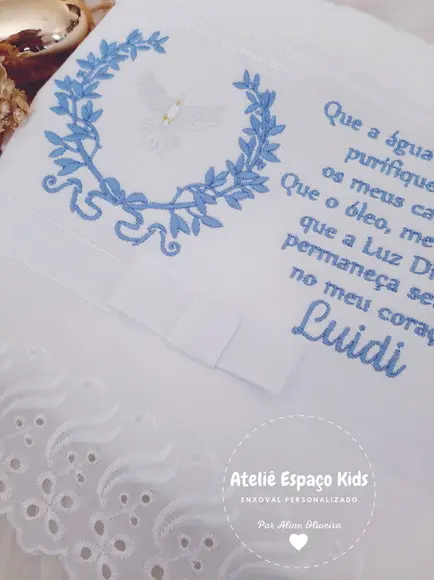Toalhinha para Batizado