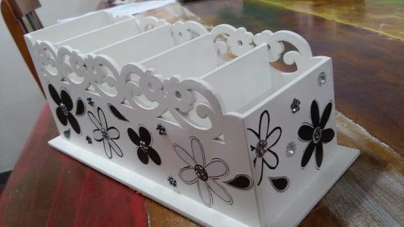 Porta Controle Remoto - Flores