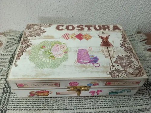 Caixa para Organizar Itens Costura