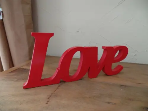 Palavra Decorativa LOVE