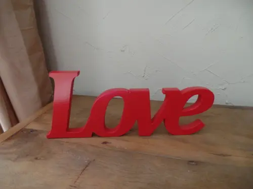 Palavra Decorativa LOVE