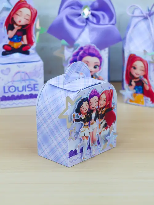 Kit Festa Guerreiras do K-Pop Huntrix Personalizada( 15 UNIDADES)