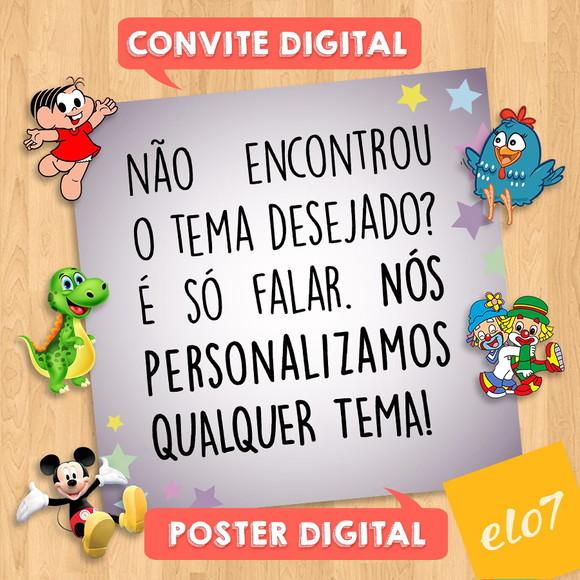 Chalkboard Aniversário Baby Shark C/ Moldura 30x42cm
