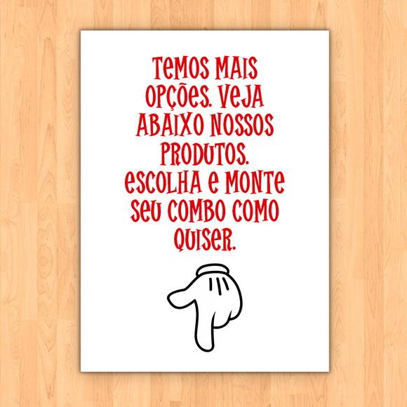 Chalkboard Aniversário Pato Pocoyo com Moldura 30x42cm