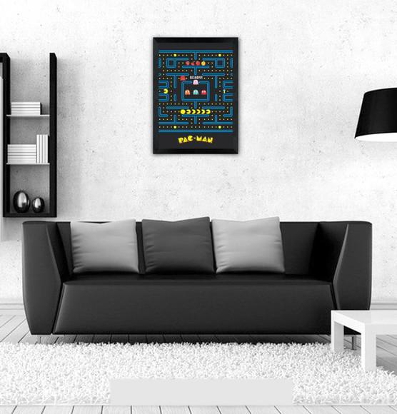 Quadro Pôster A3 c/ Moldura - Come Come Tela 30x42cm