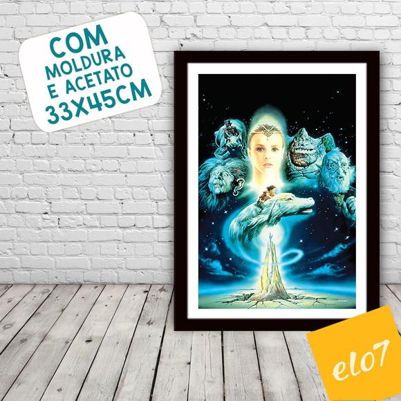 Quadro Pôster A3 c/ Moldura a História sem Fim 30x42cm