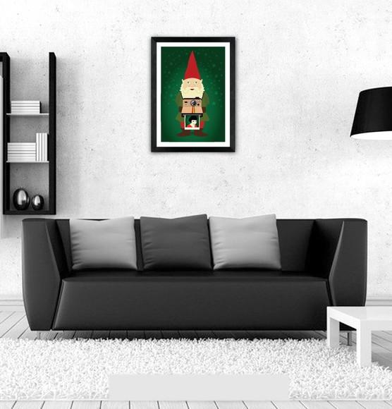 Quadro Pôster A3 c/ Moldura Amelie Poulain 30x42cm