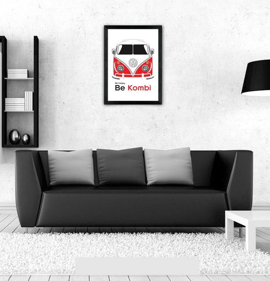 Quadro Pôster A3 c/ Moldura Be Kombi 30x42cm