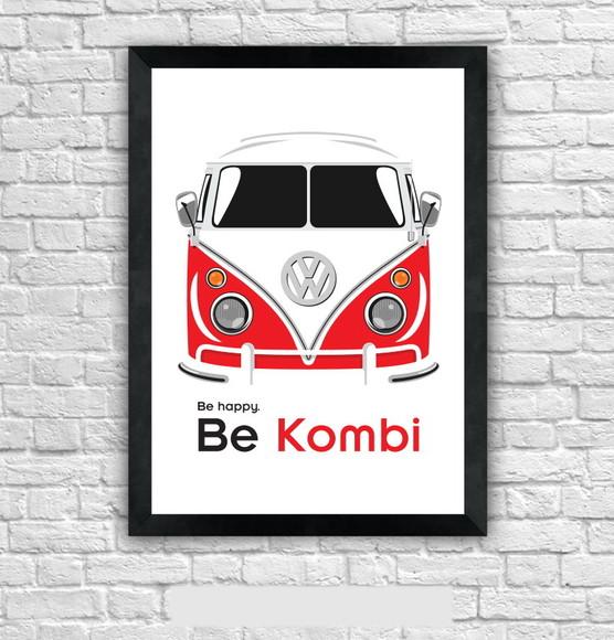 Quadro Pôster A3 c/ Moldura Be Kombi 30x42cm